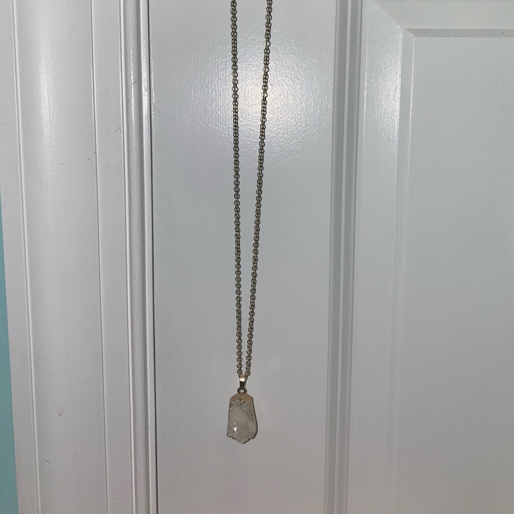 white boutique necklace